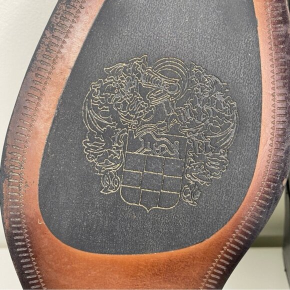 Vince Camuto Double Monk Strap Shoes Mens Sz 11 Gabriel Black Leather main image 9